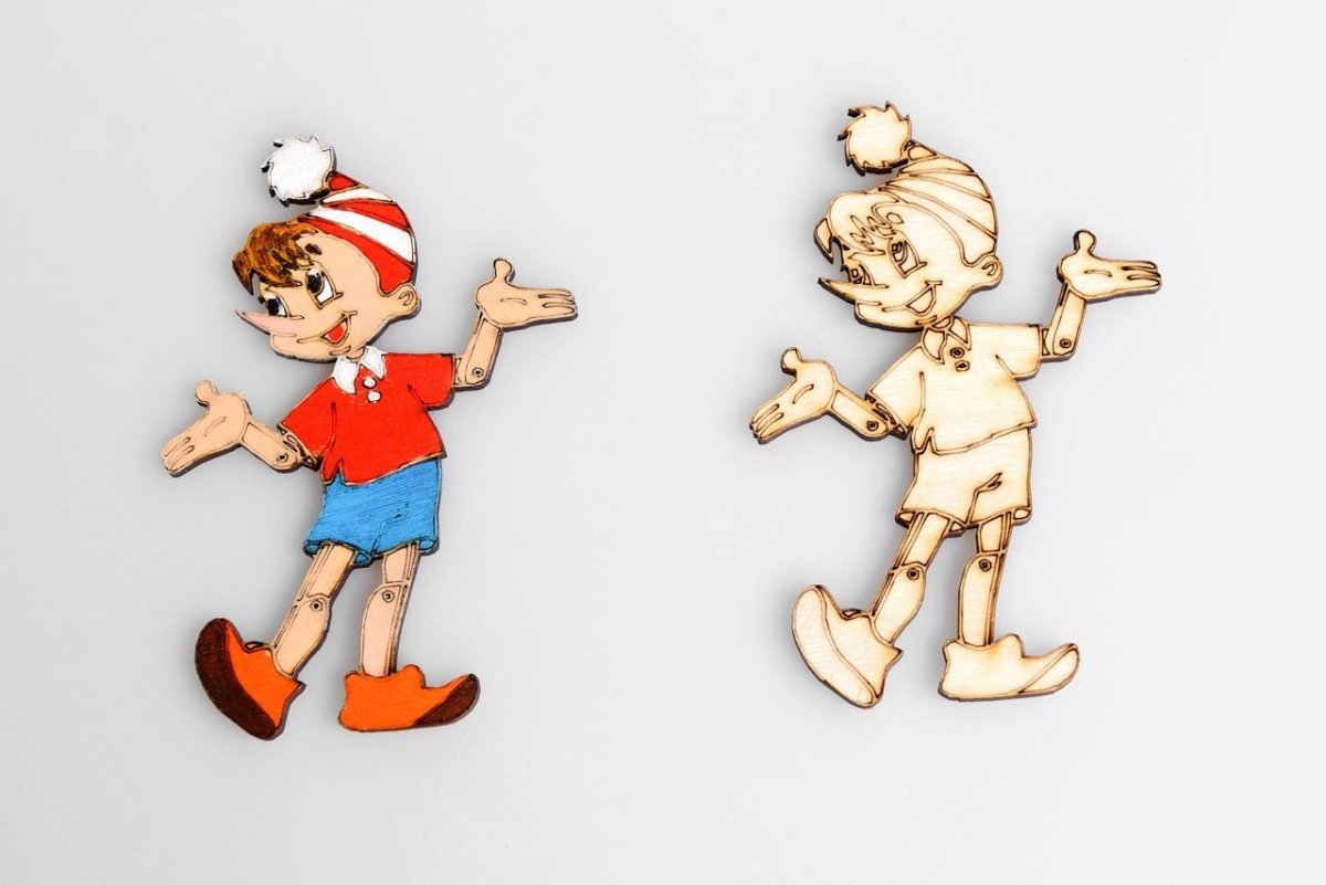 Папа Карло и Пиноккио