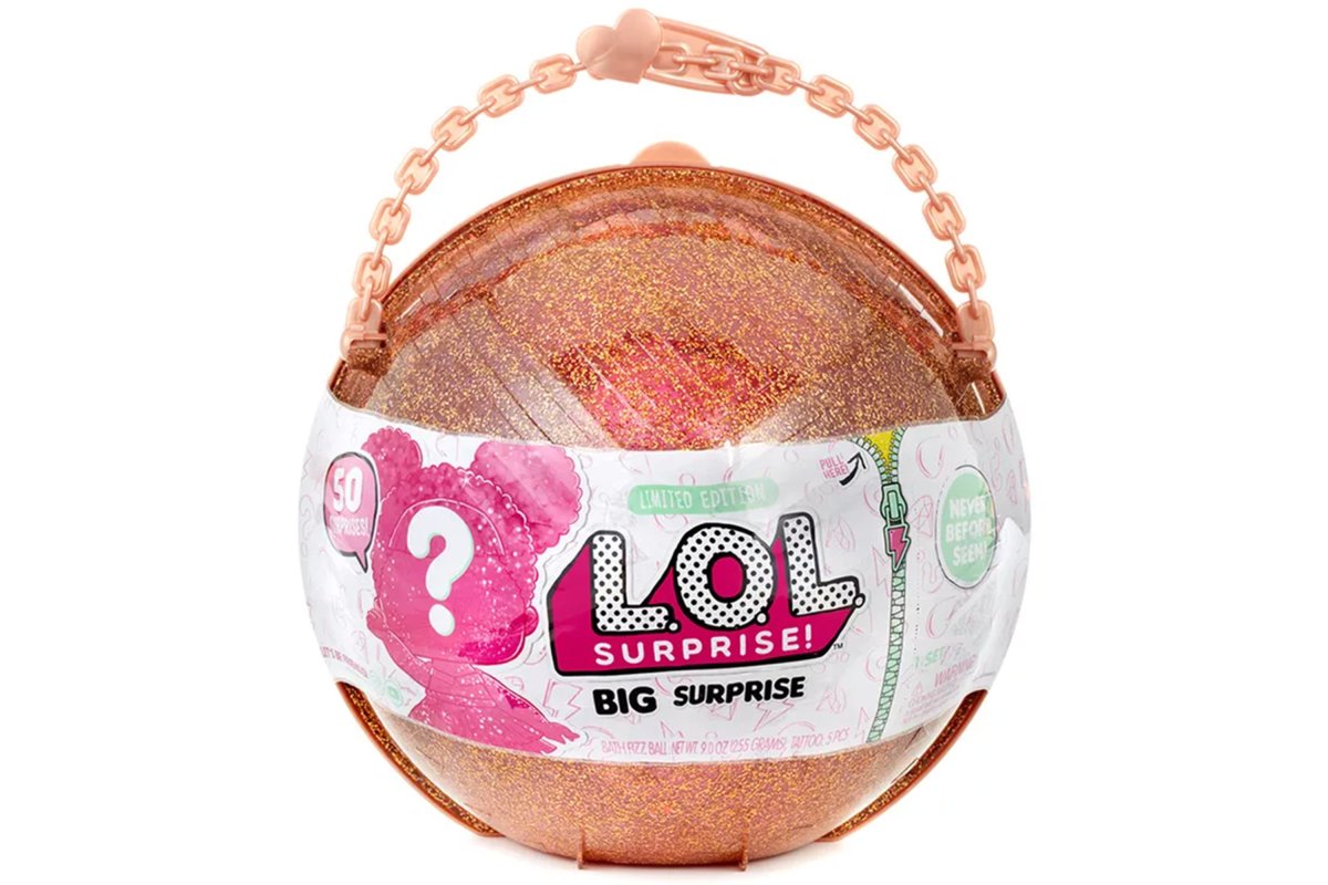 ЛОЛ сюрпрайз большой золотой шар