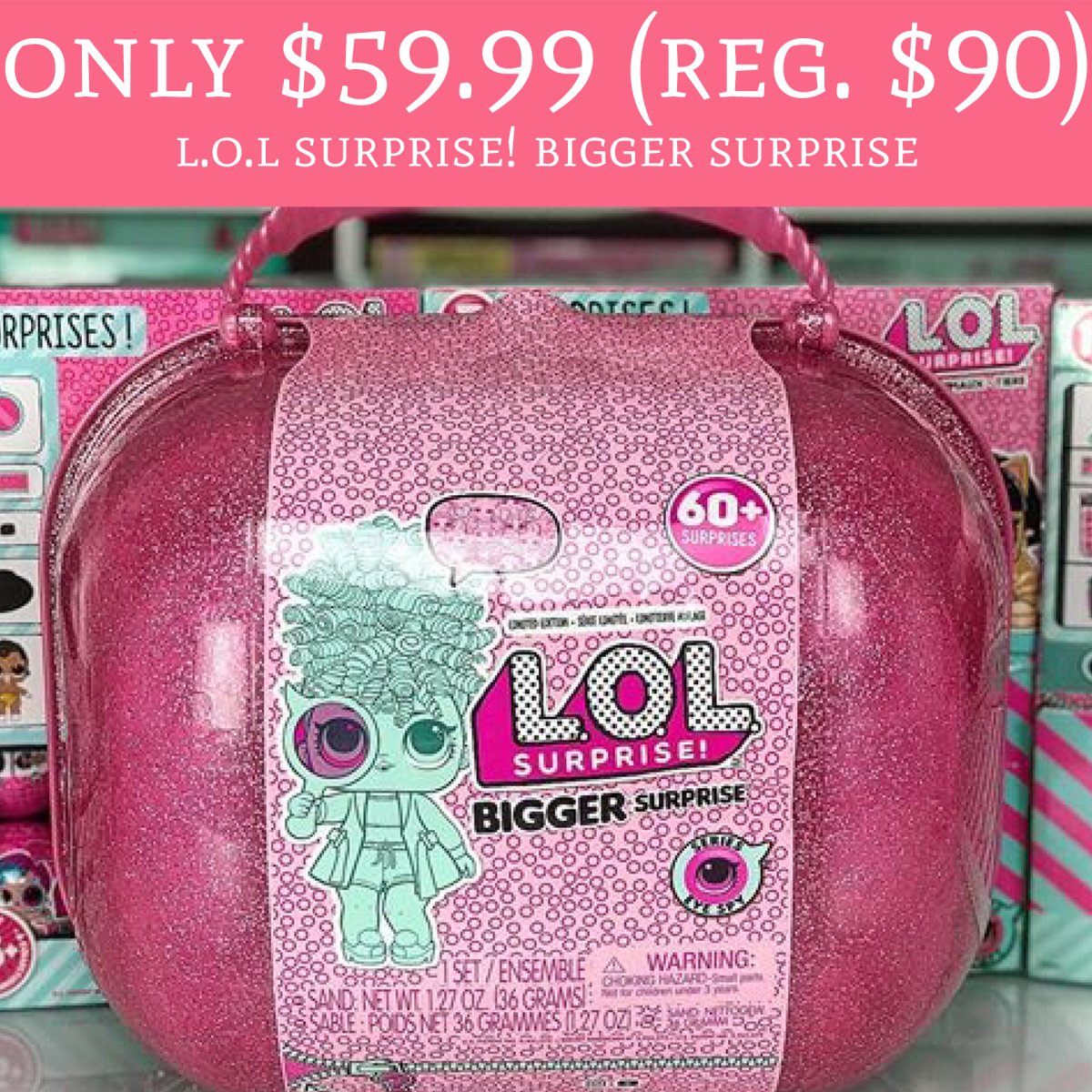 Куклы ЛОЛ чемоданчик 60 сюрпризов