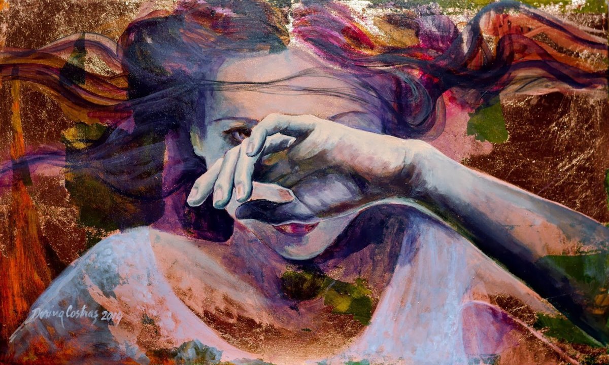 Девушки в лугах