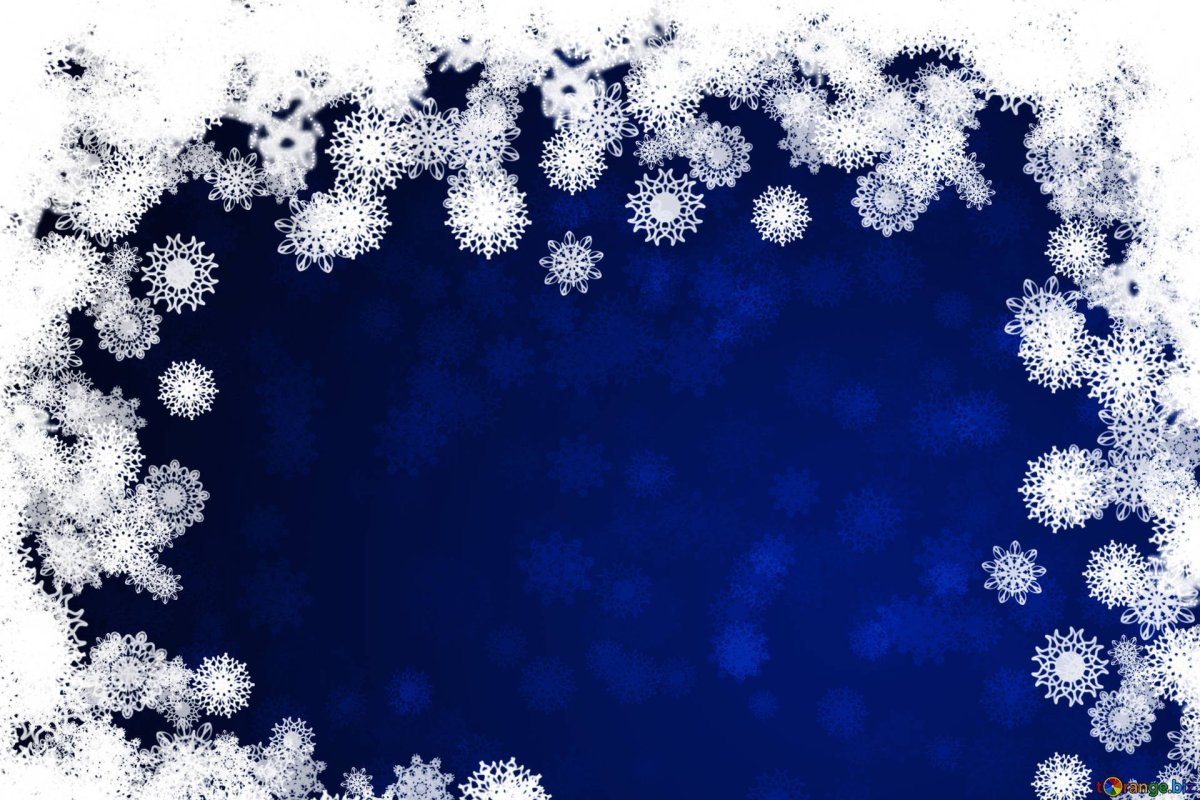 Новогодний фон снежинки