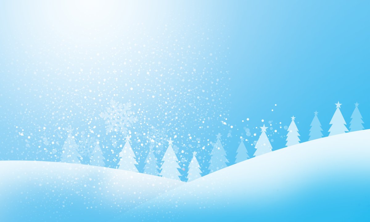 Снежный фон