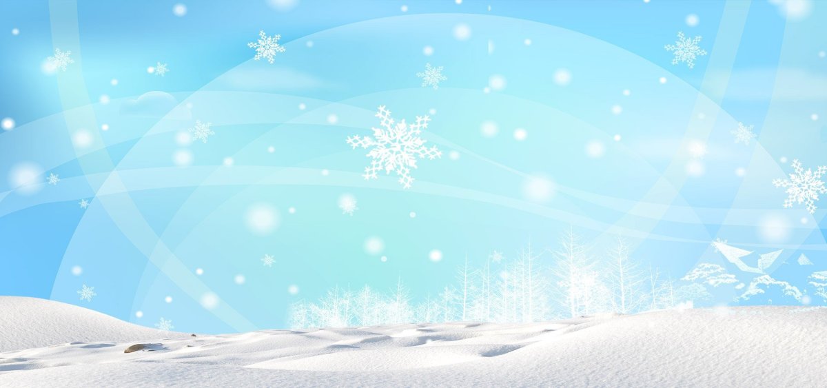 Зимний фон для презентации