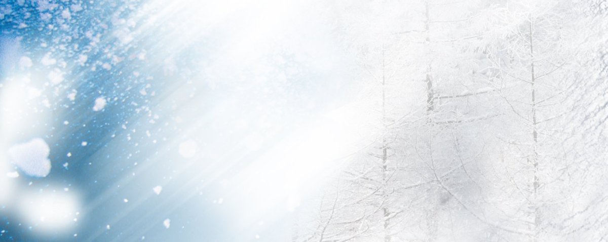 Акварельный фон снег