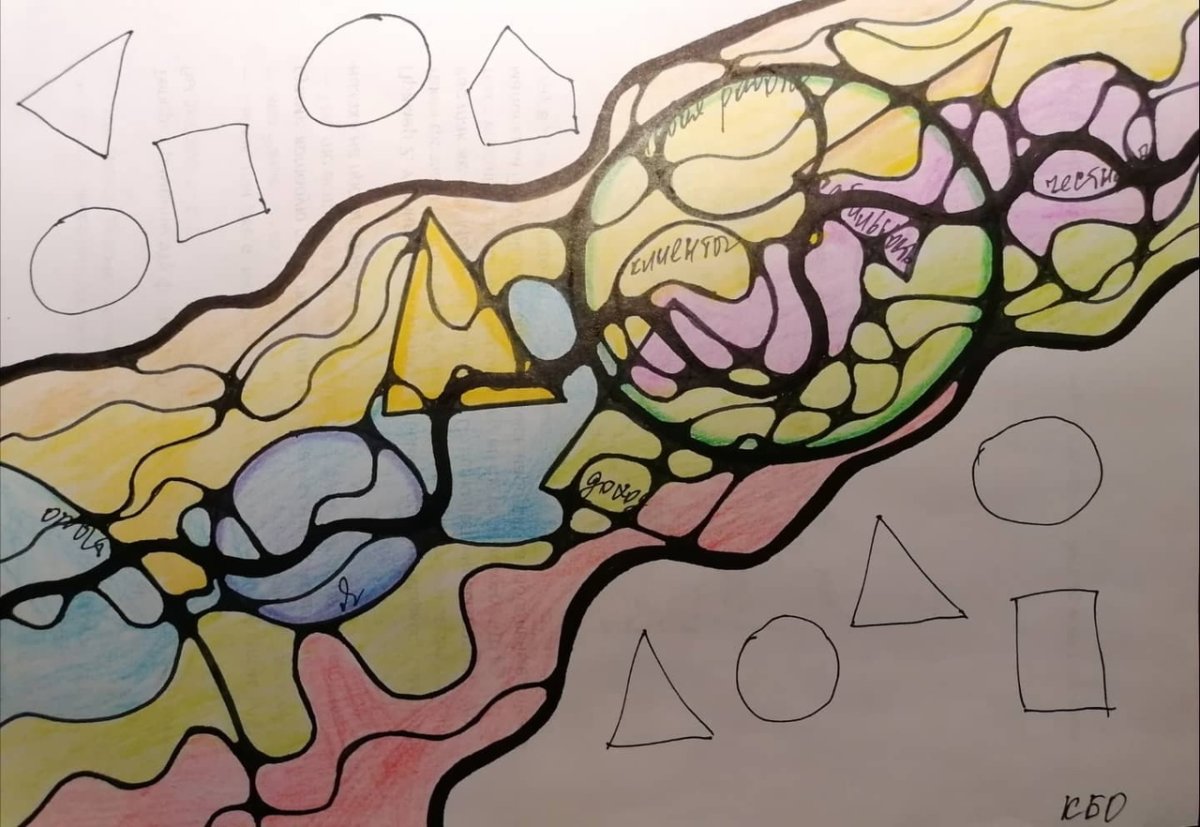 Нейрографика акварель