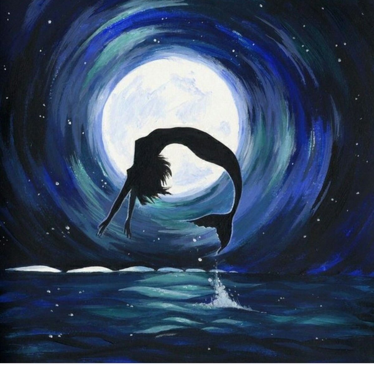 Ночь гуашью