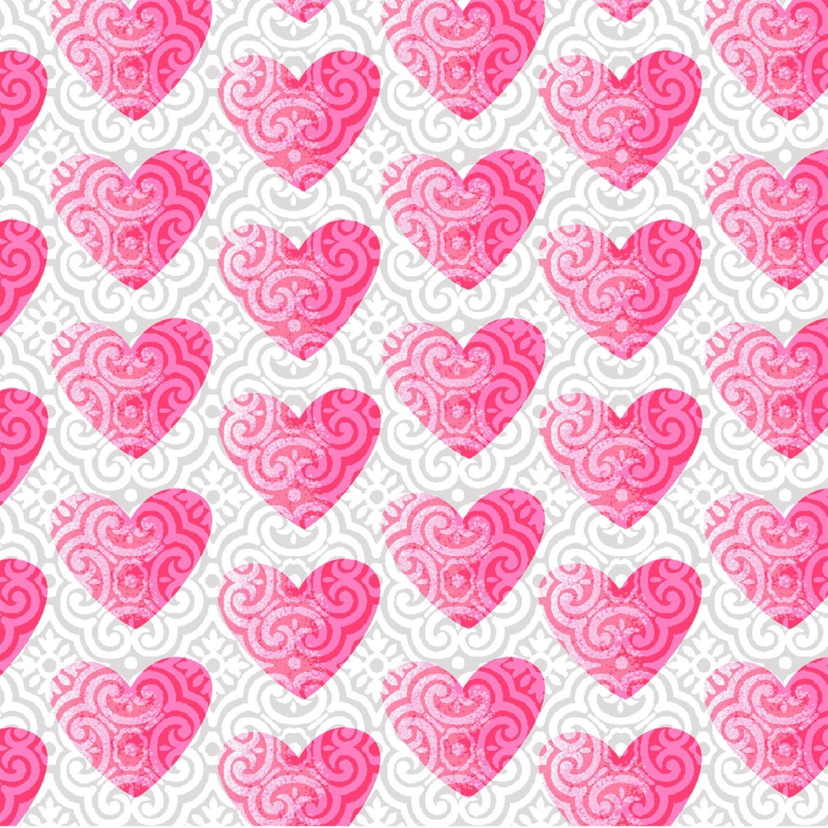 Розовые сердечки