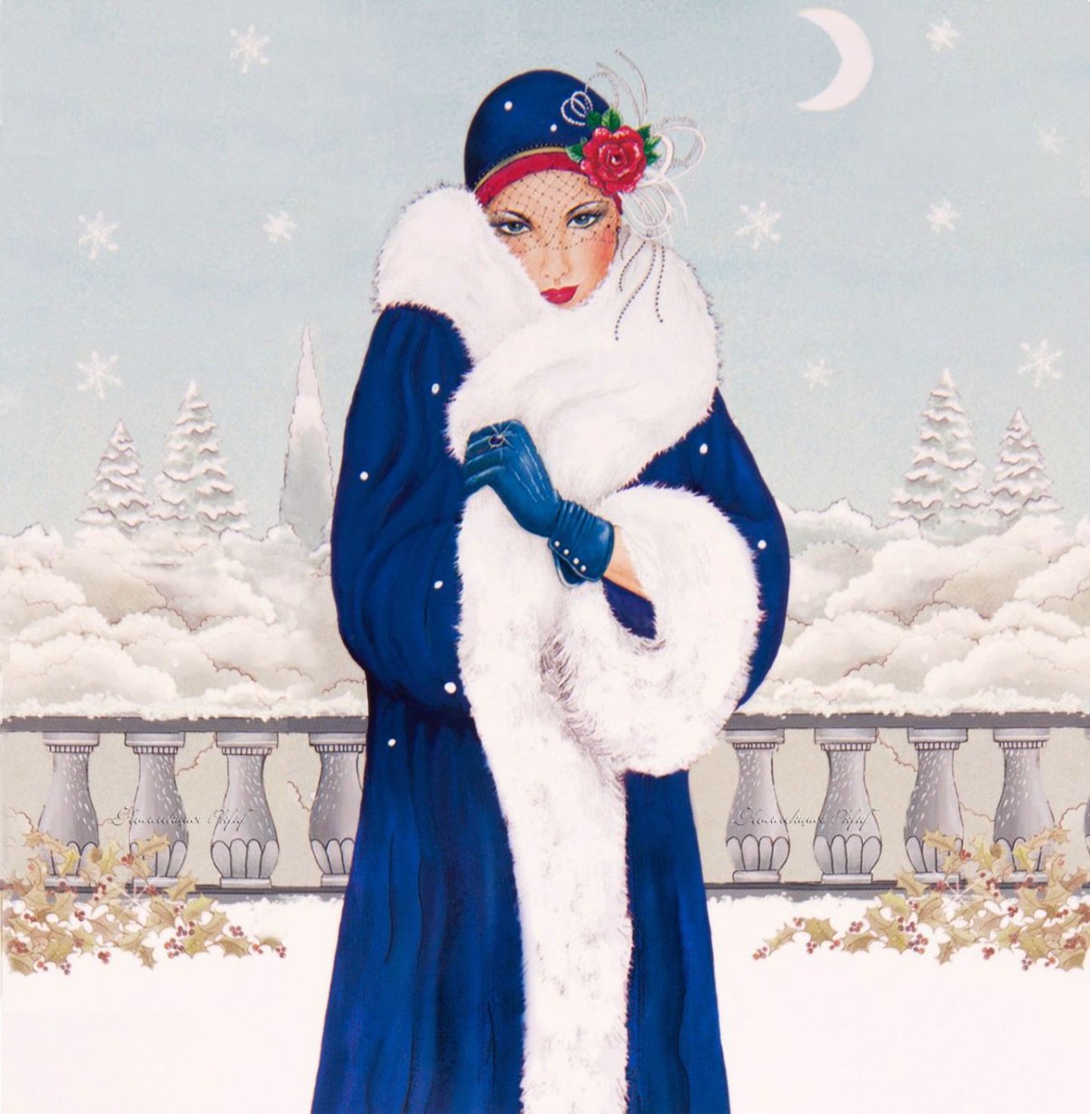 Лицо Снегурочки