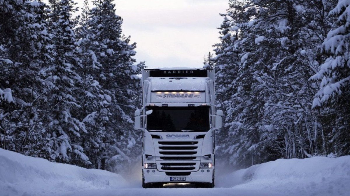 Скания 440 зима