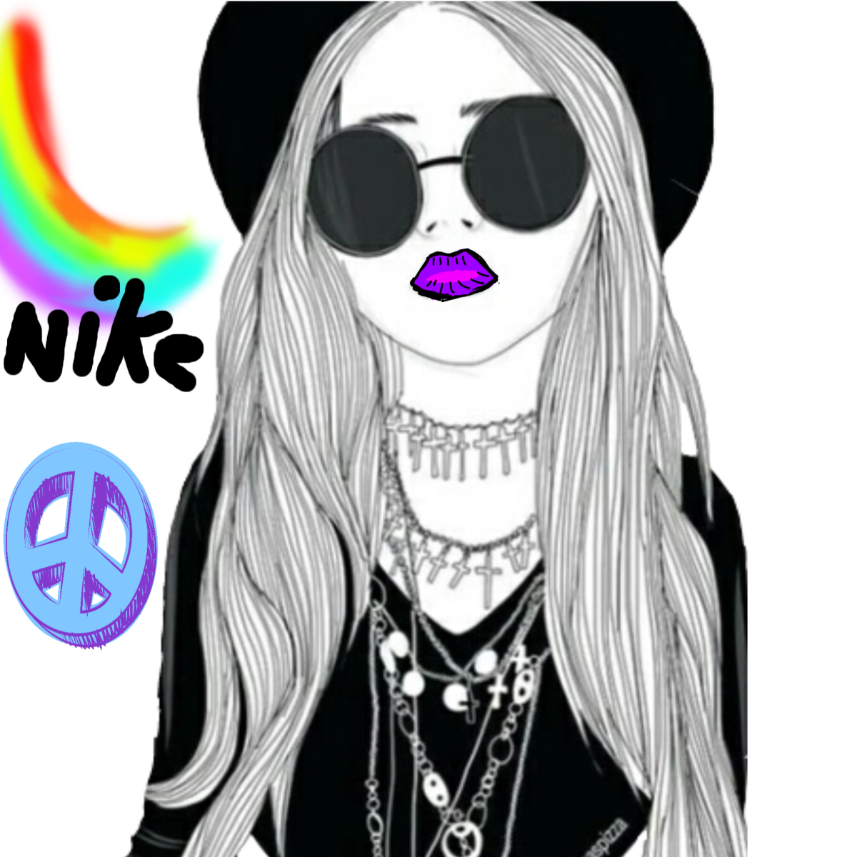 Рисунки для срисовки девочки