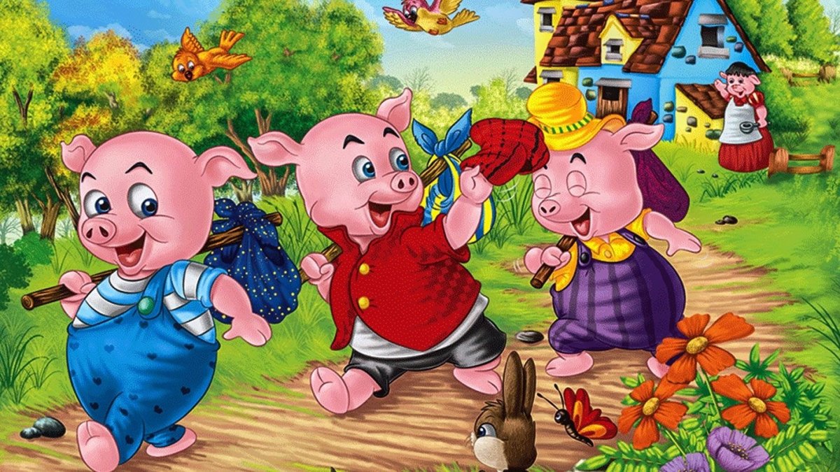 Три поросенка персонажи