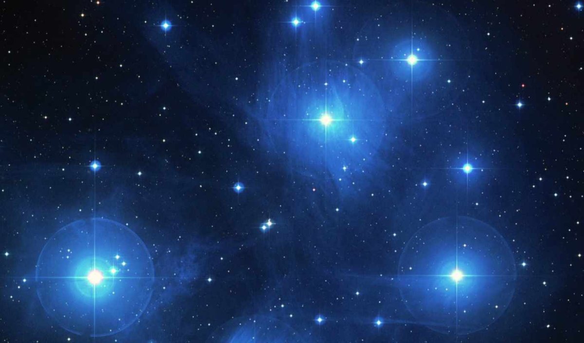 Звездное небо крупные звезды