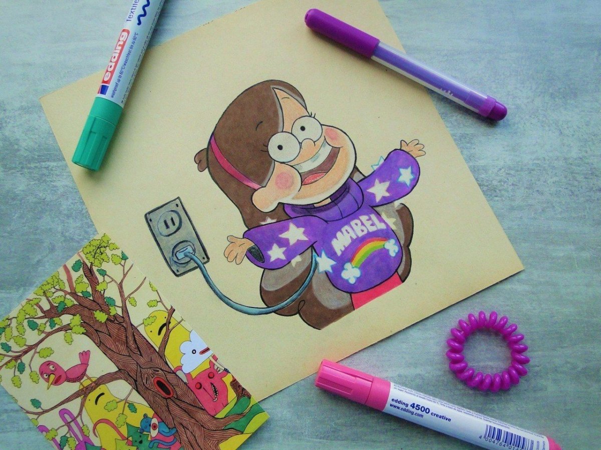 Идеи для рисования фломастерами