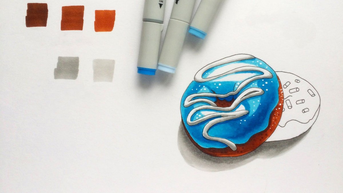 Рисунки маркерами для начинающих