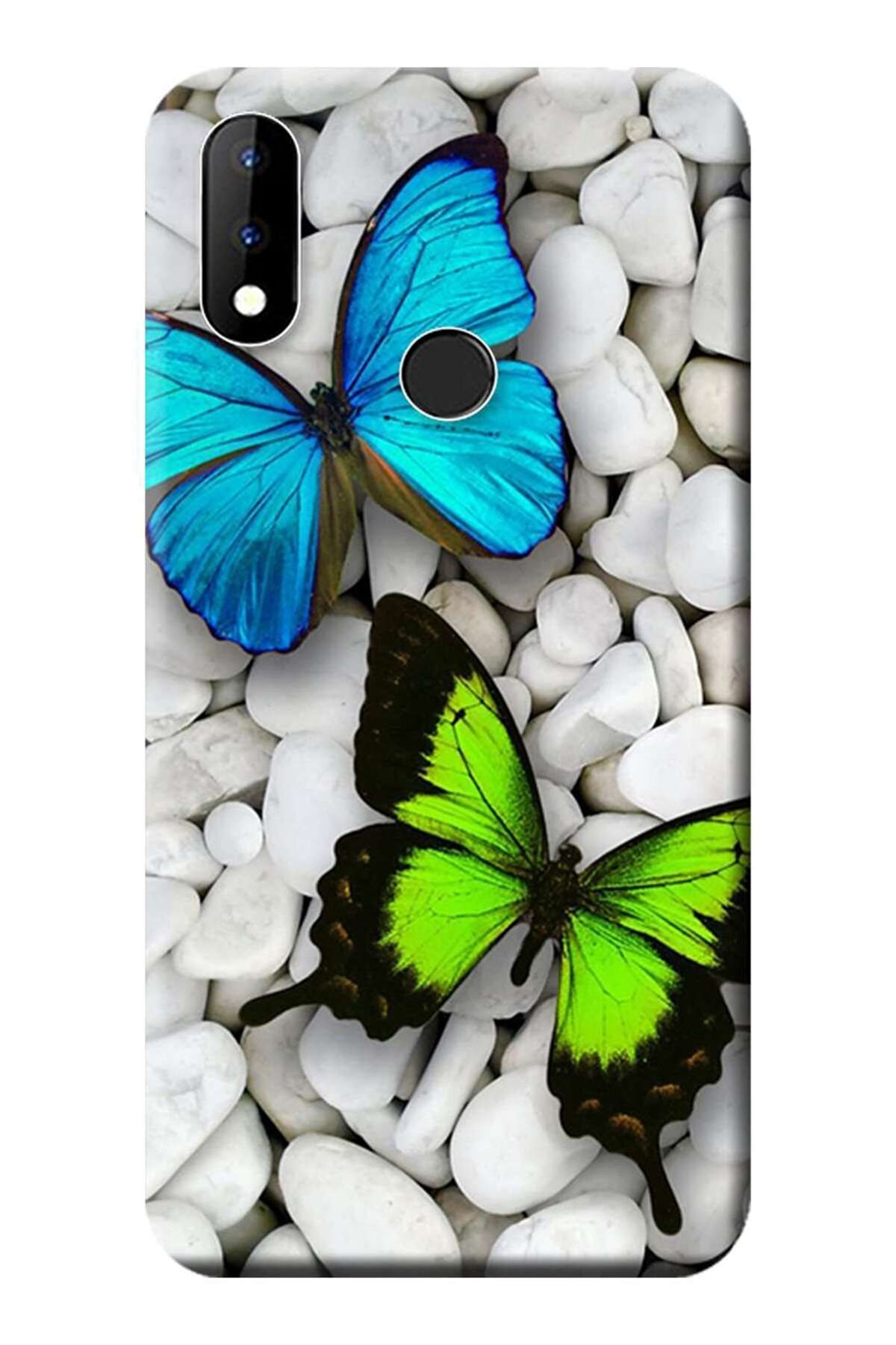 Бабочки на камешках