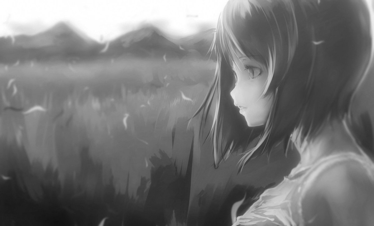 Грустные картинки аниме