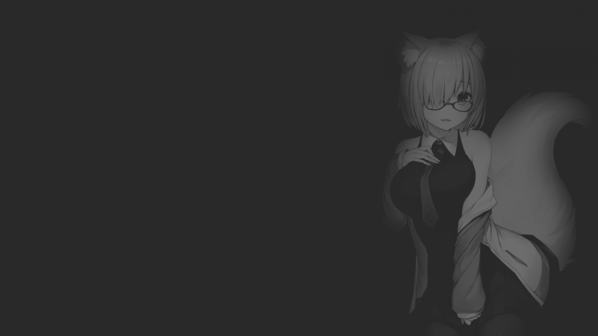 Серый фон аниме