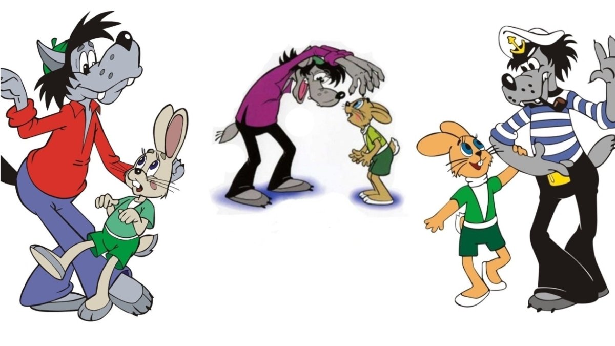 Волк и заяц ну погоди