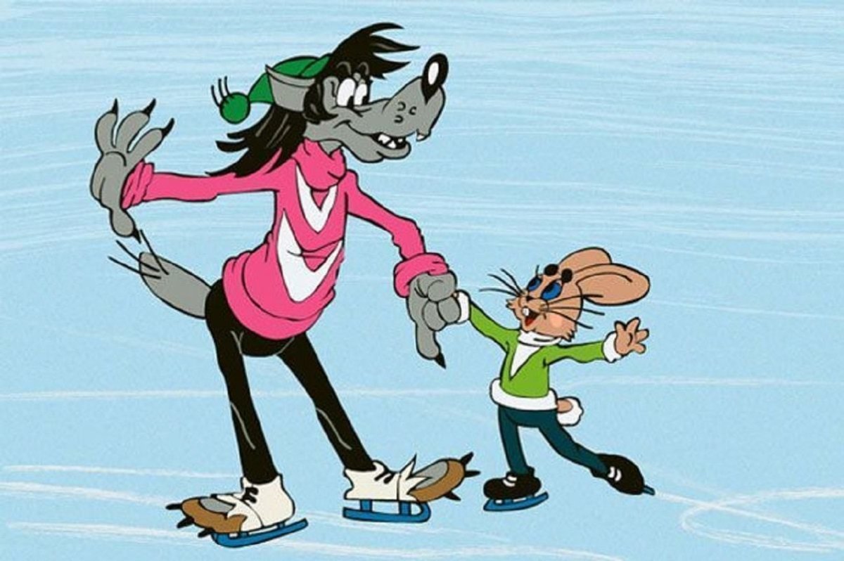 Ну погоди заяц мультфильм