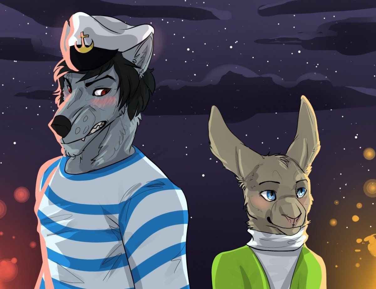 Ну погоди волк и волчица любовь