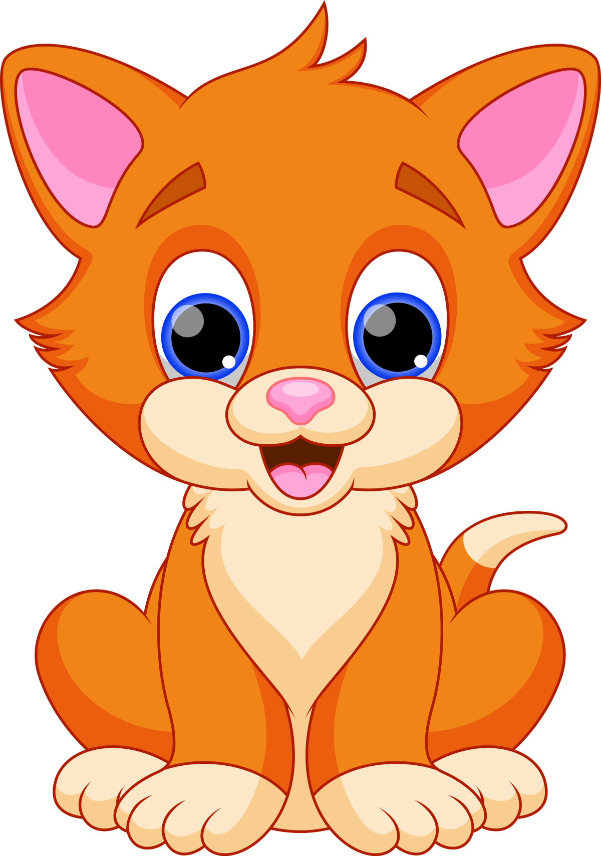 Котенок мультяшный