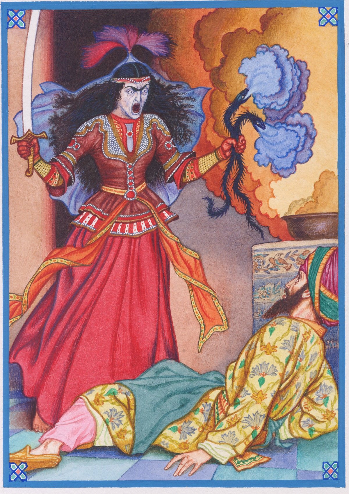 Виктор Бритвин иллюстрации тысяча и одна ночь