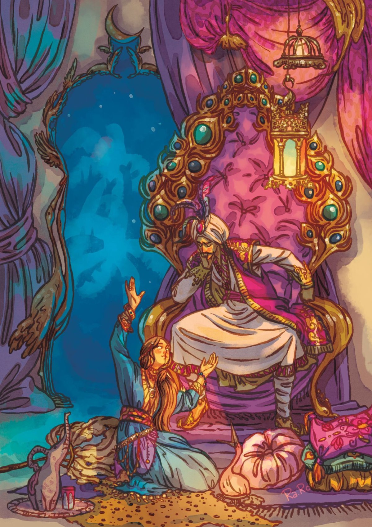 1001 Ночь иллюстрации