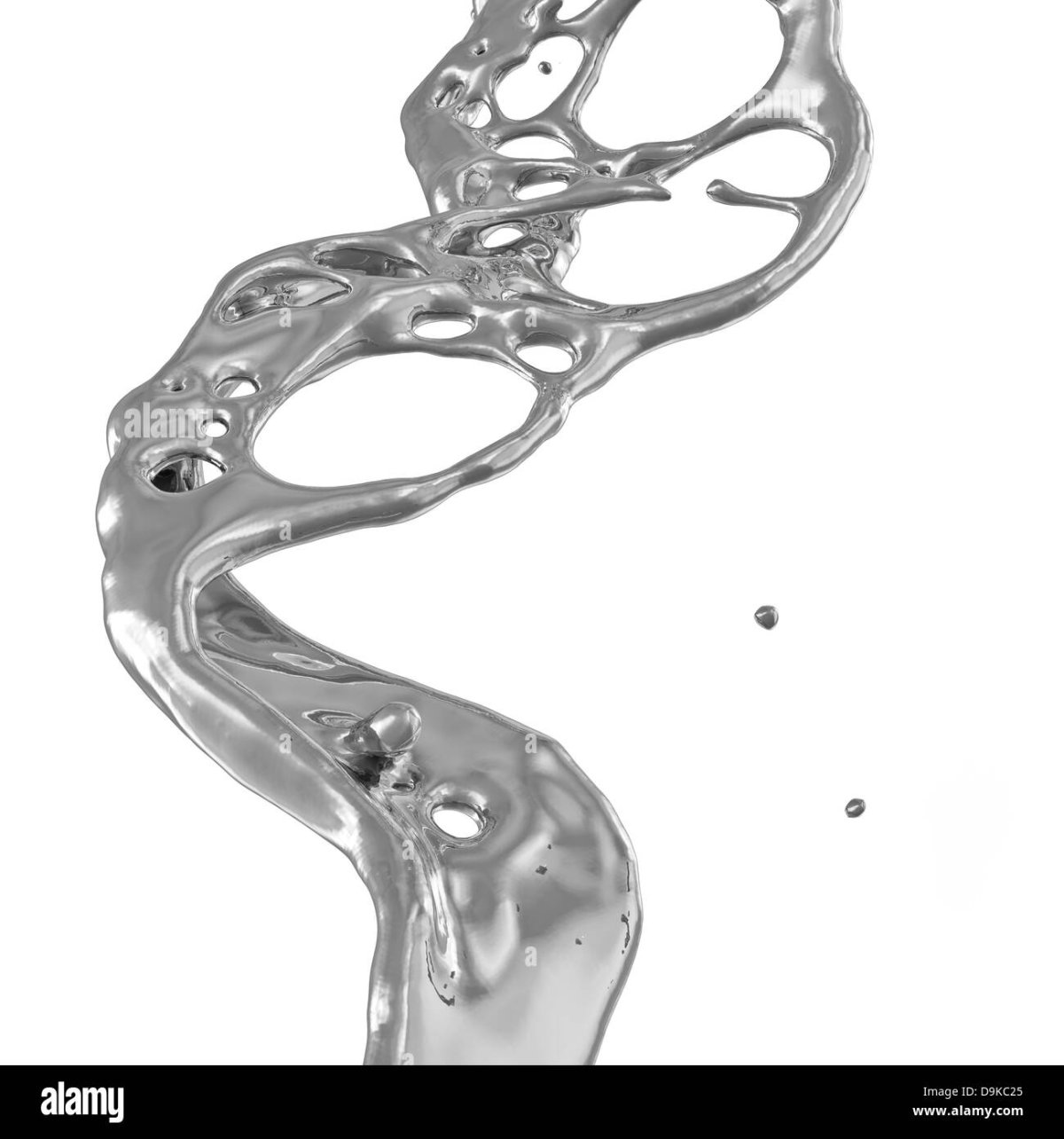 Ртуть на прозрачном фоне