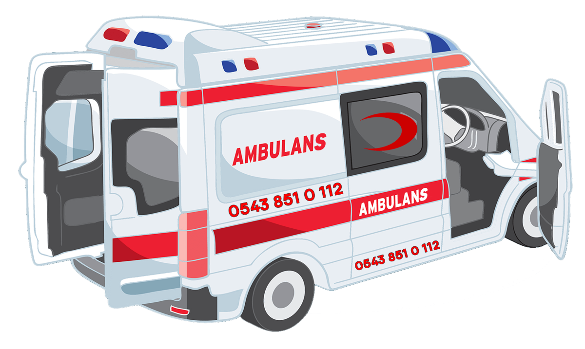 Машина скорой на прозрачном фоне