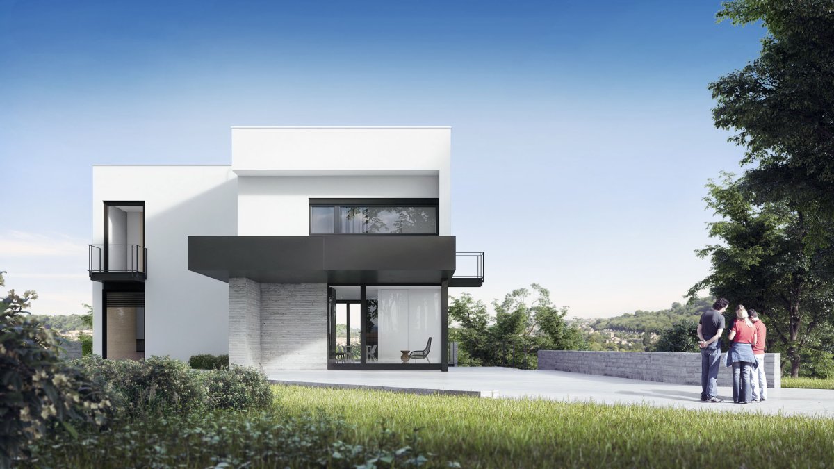 Коттедж в стиле Модерн