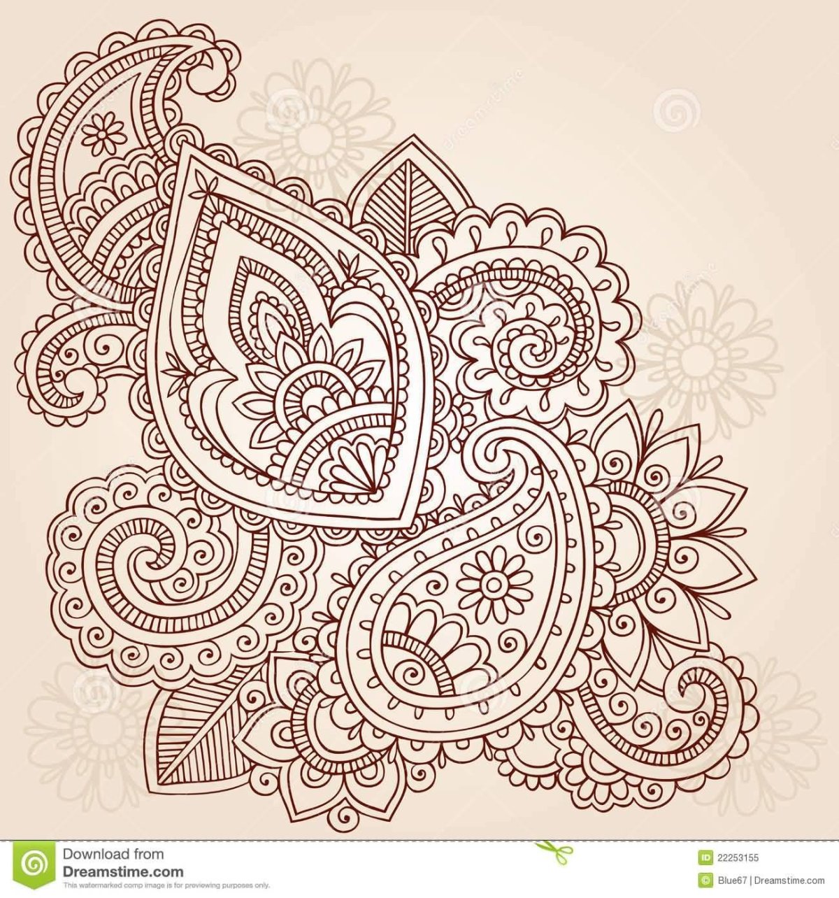 Мандала зенарт мехенди