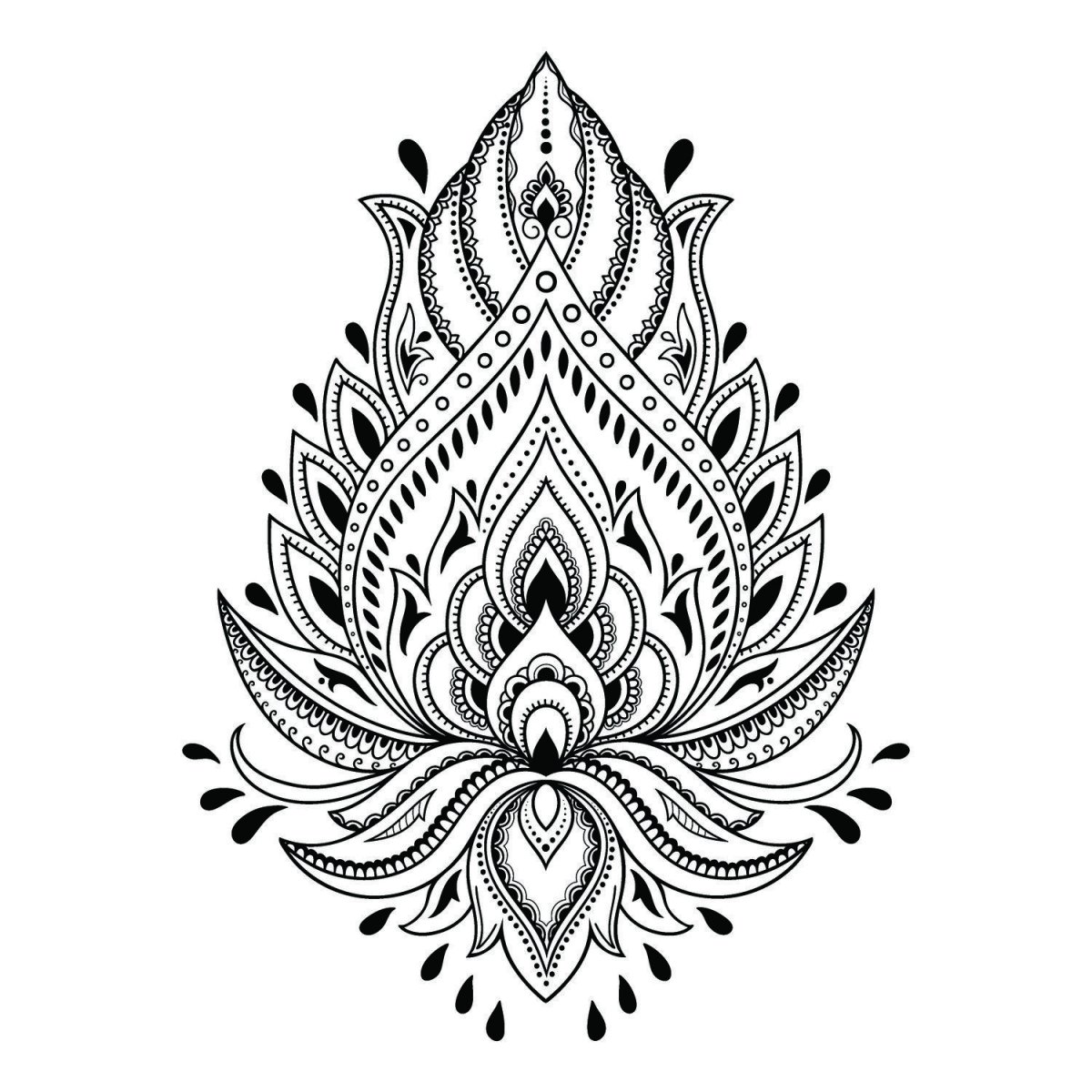 Узоры для точечной росписи контурами