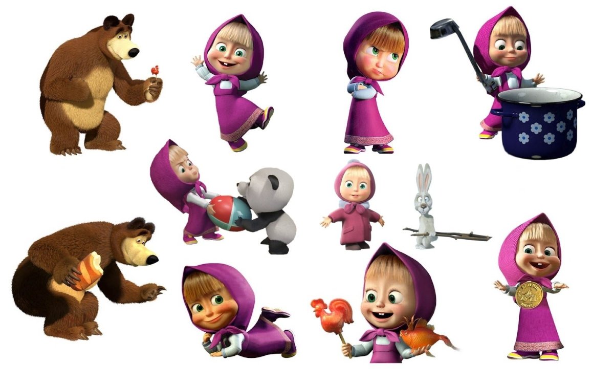 Маша и медведь - следы невиданных зверей (серия 4)