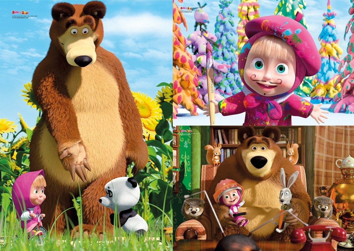 Маша и медведь лес