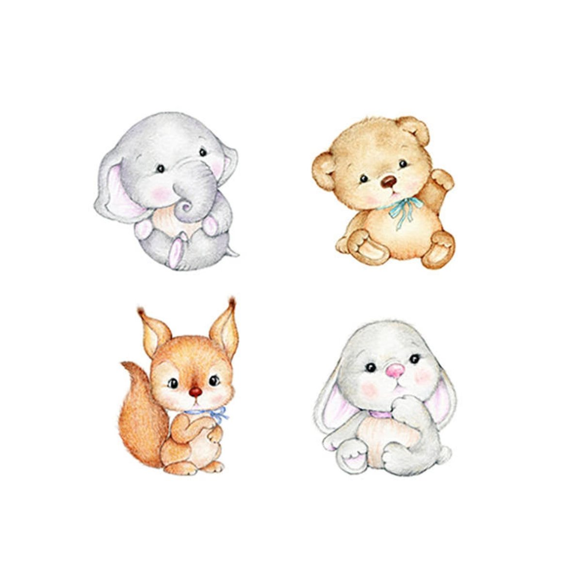 Забавные мультяшные животные