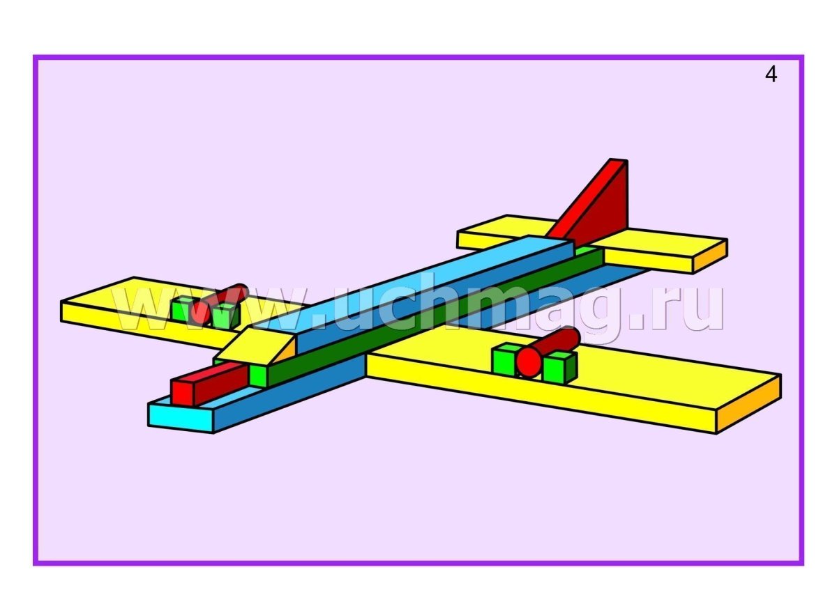 Схемы построек для младшей группы