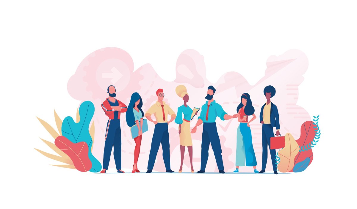 Коллектив иллюстрация