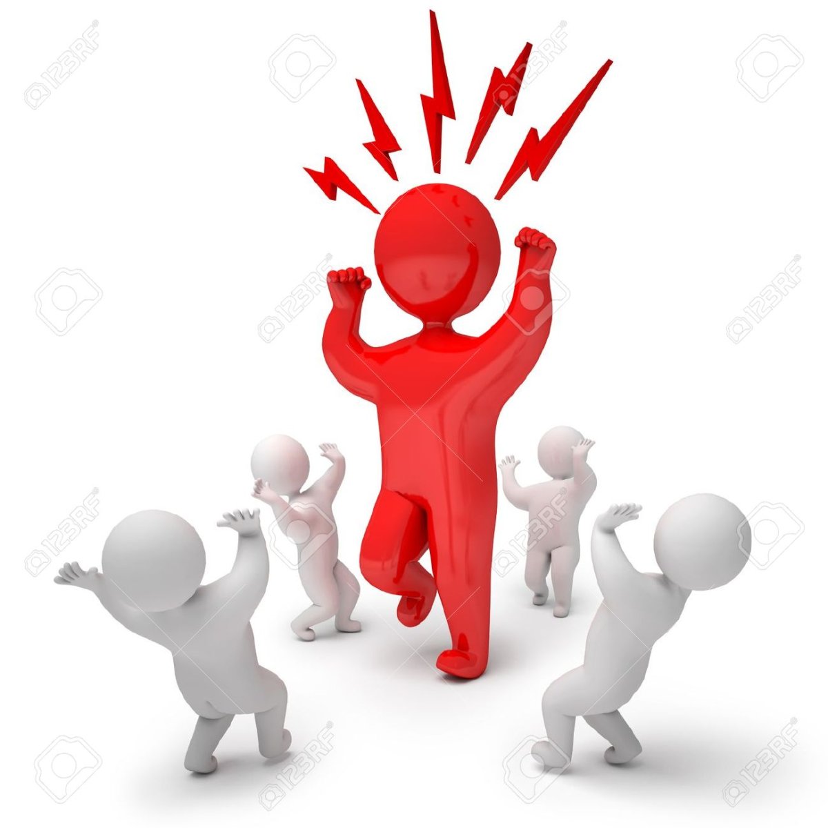 Агрессия человечки