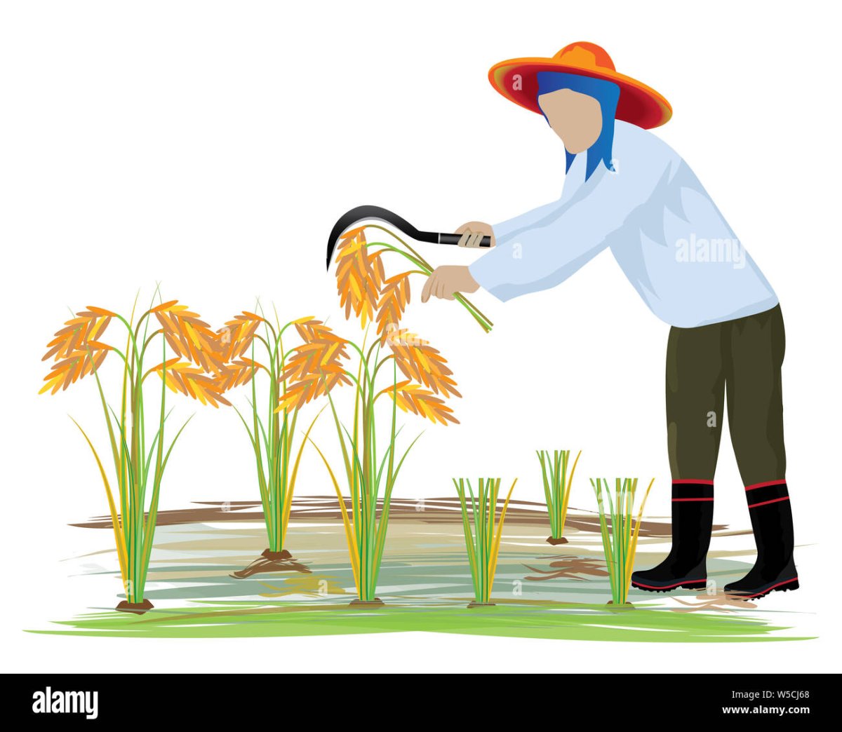 Рисунок агронома в поле для детей