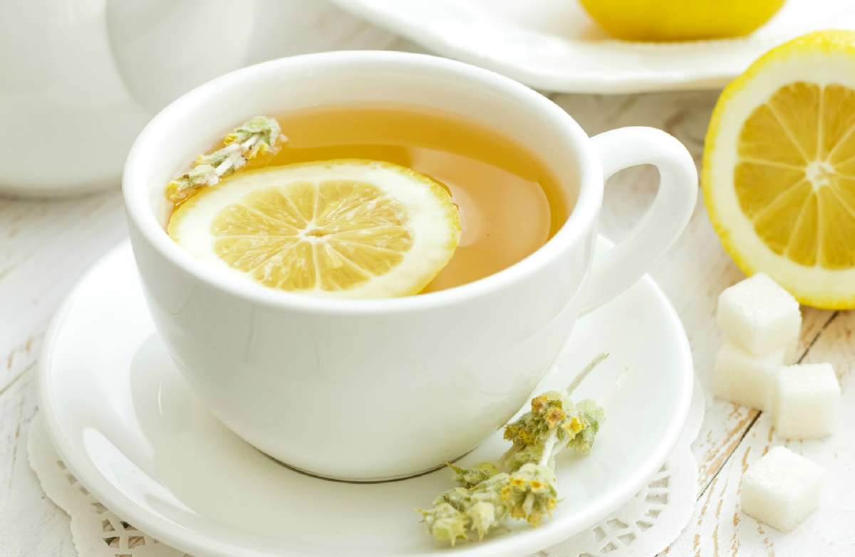 Чай с лимоном
