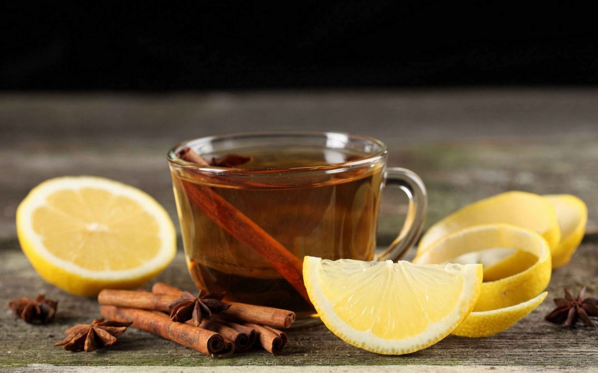 Чай с лимоном