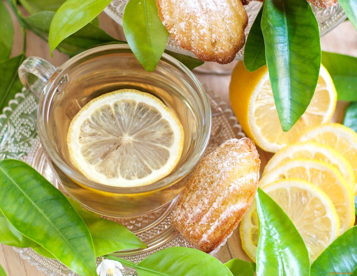 Чаепитие с лимоном