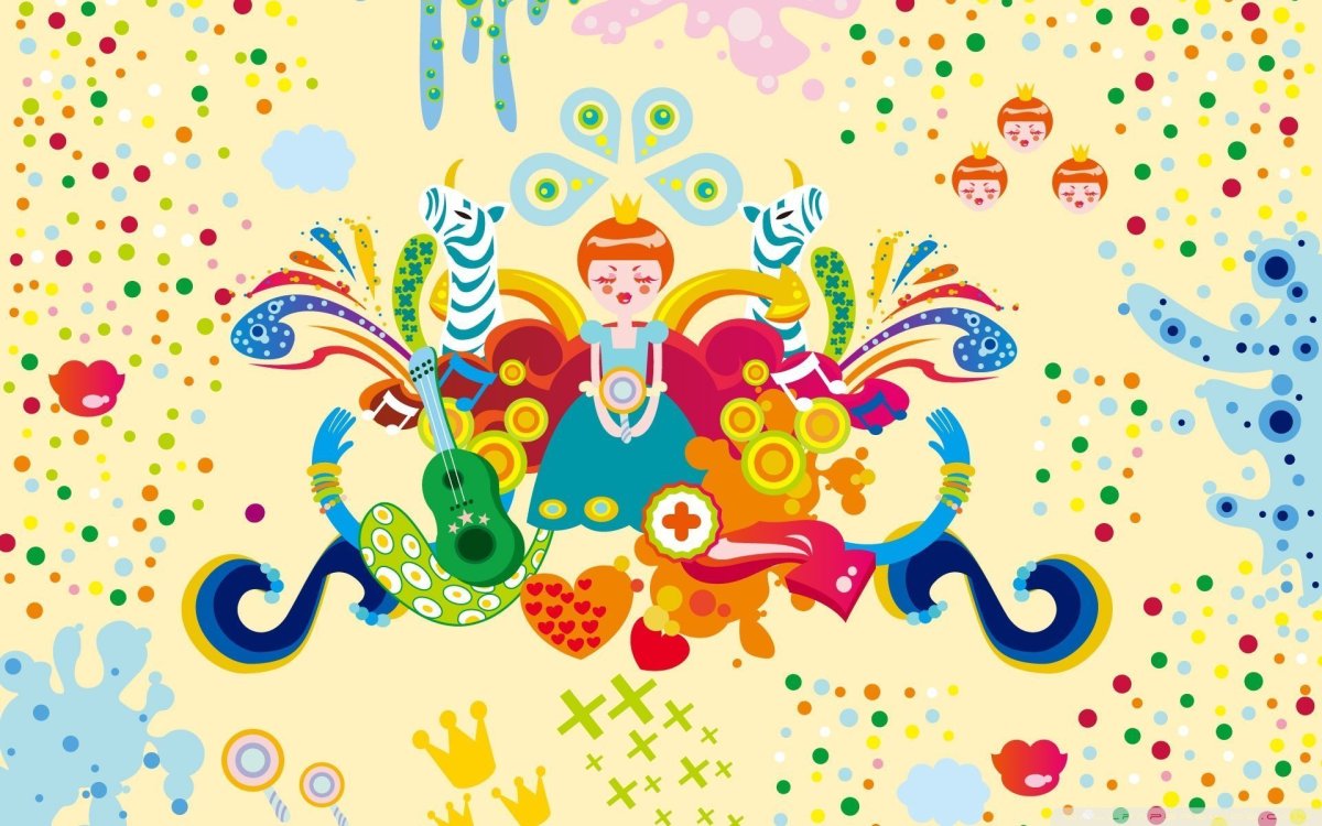 Яркие детские иллюстрации