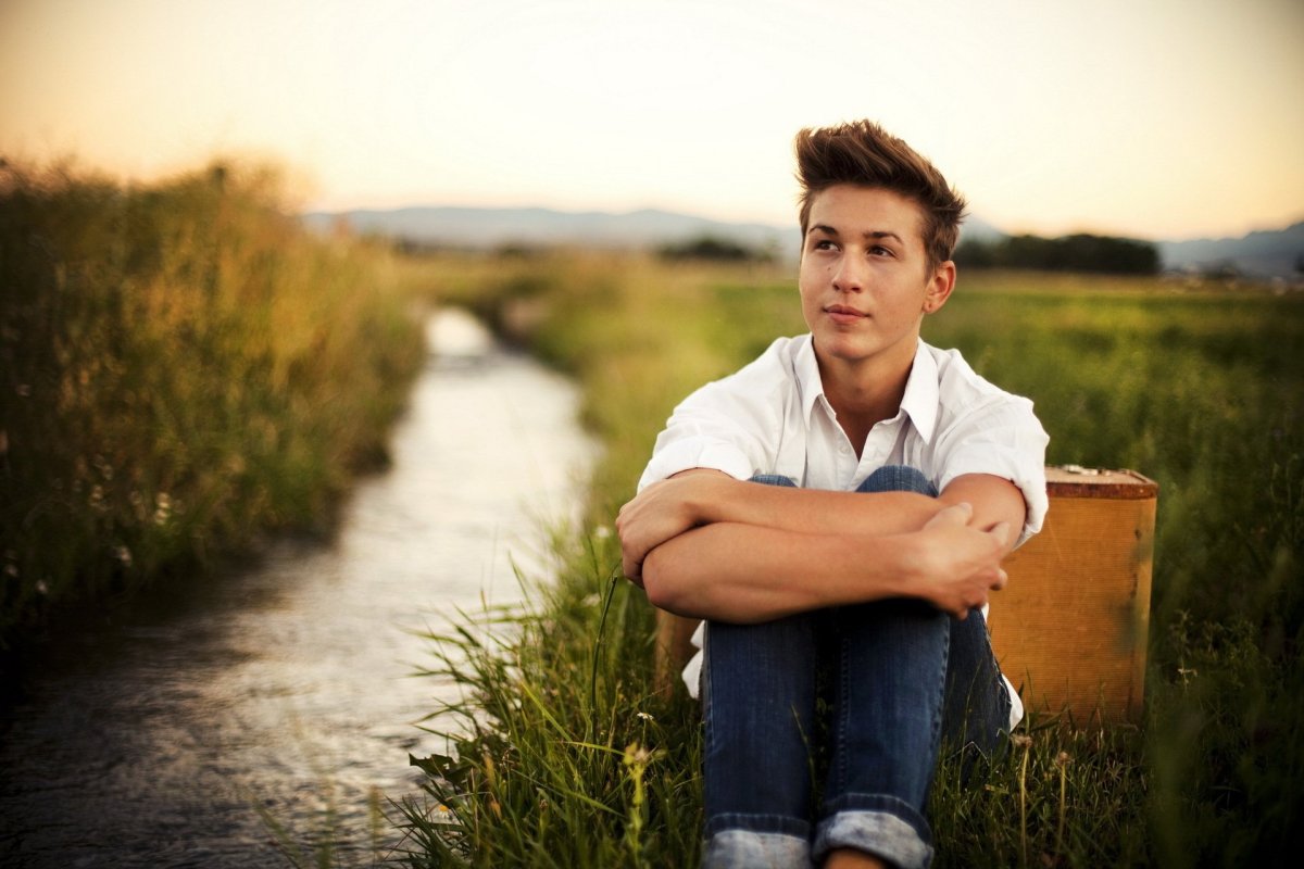 Человек на горе