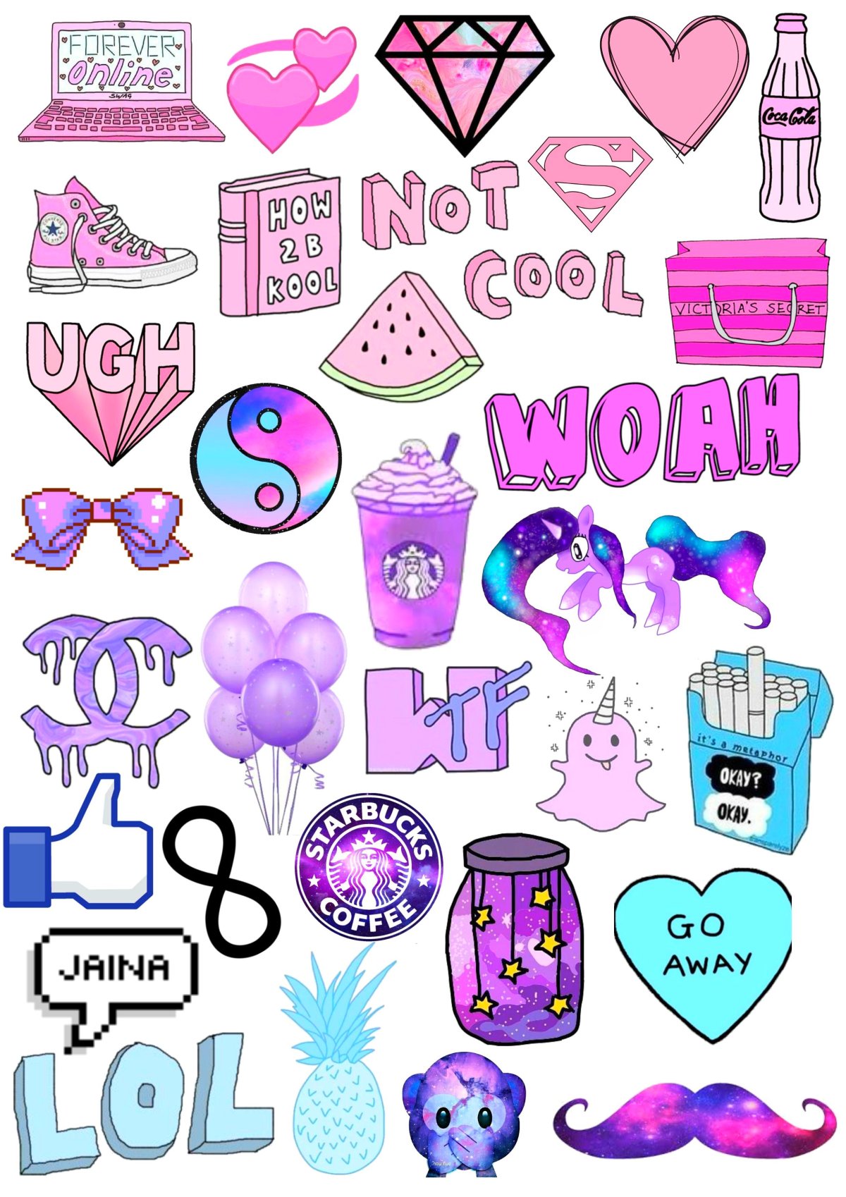 Стикеры для распечатки