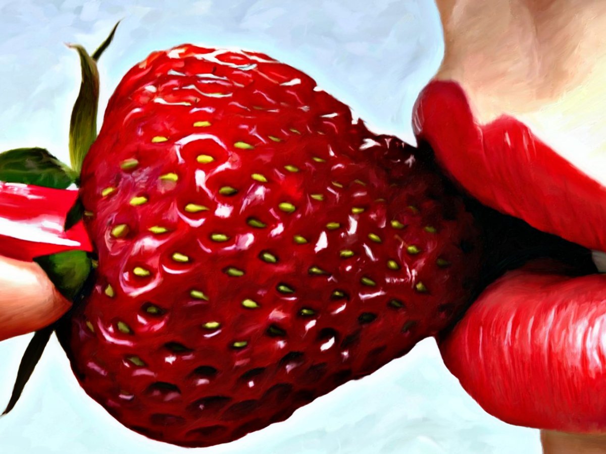 Эмодзи клубника