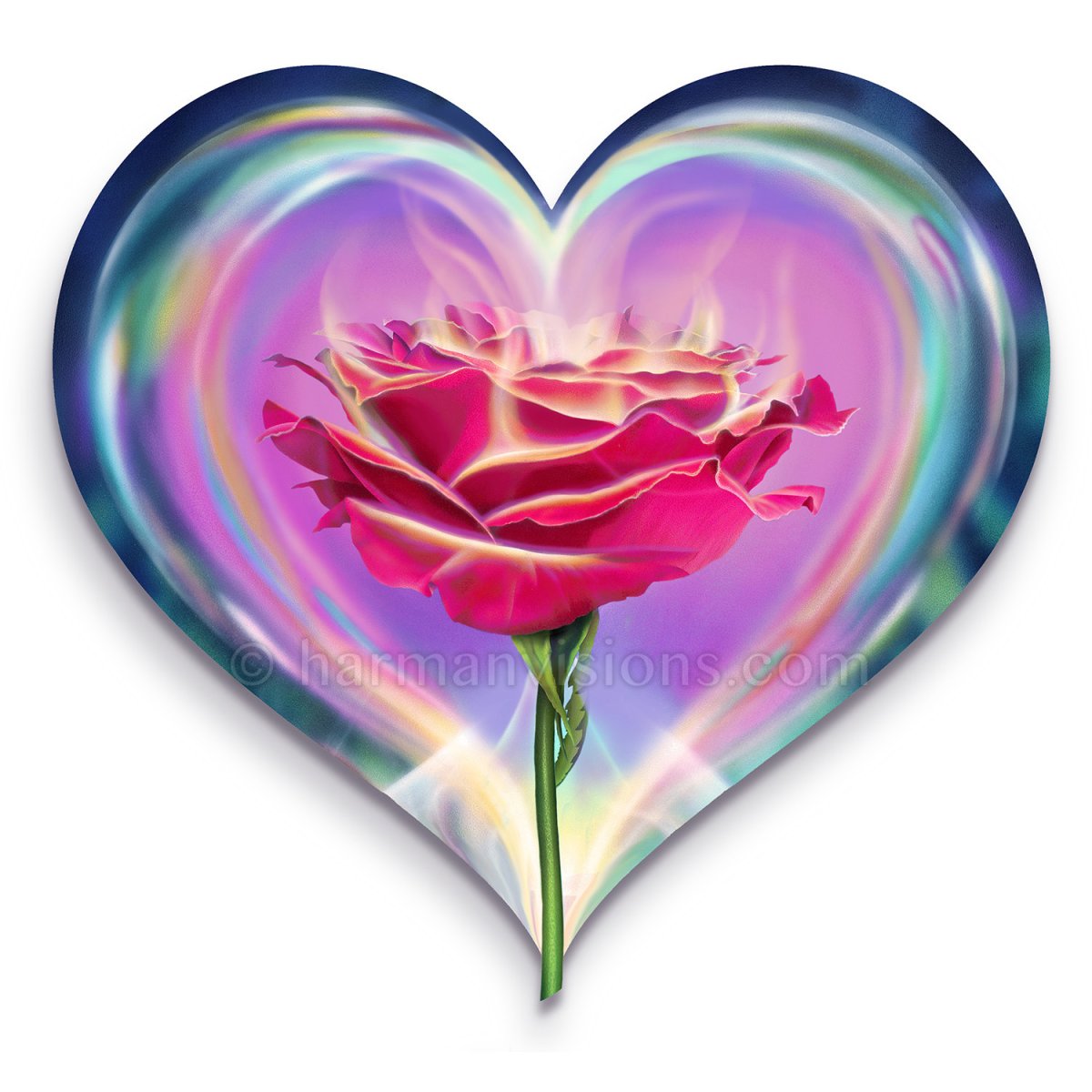 Цветы в форме сердечка