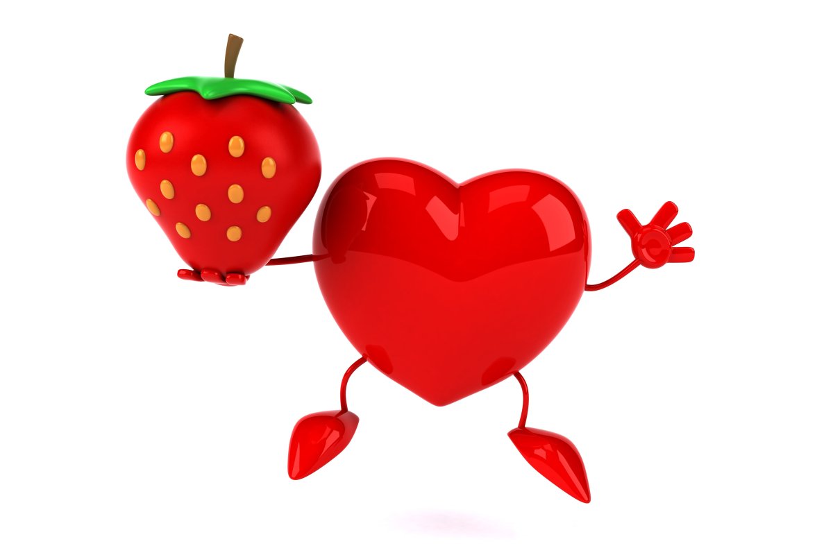 Клубника мультяшный
