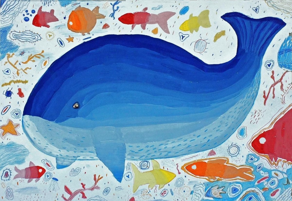 Кит иллюстрация в книге