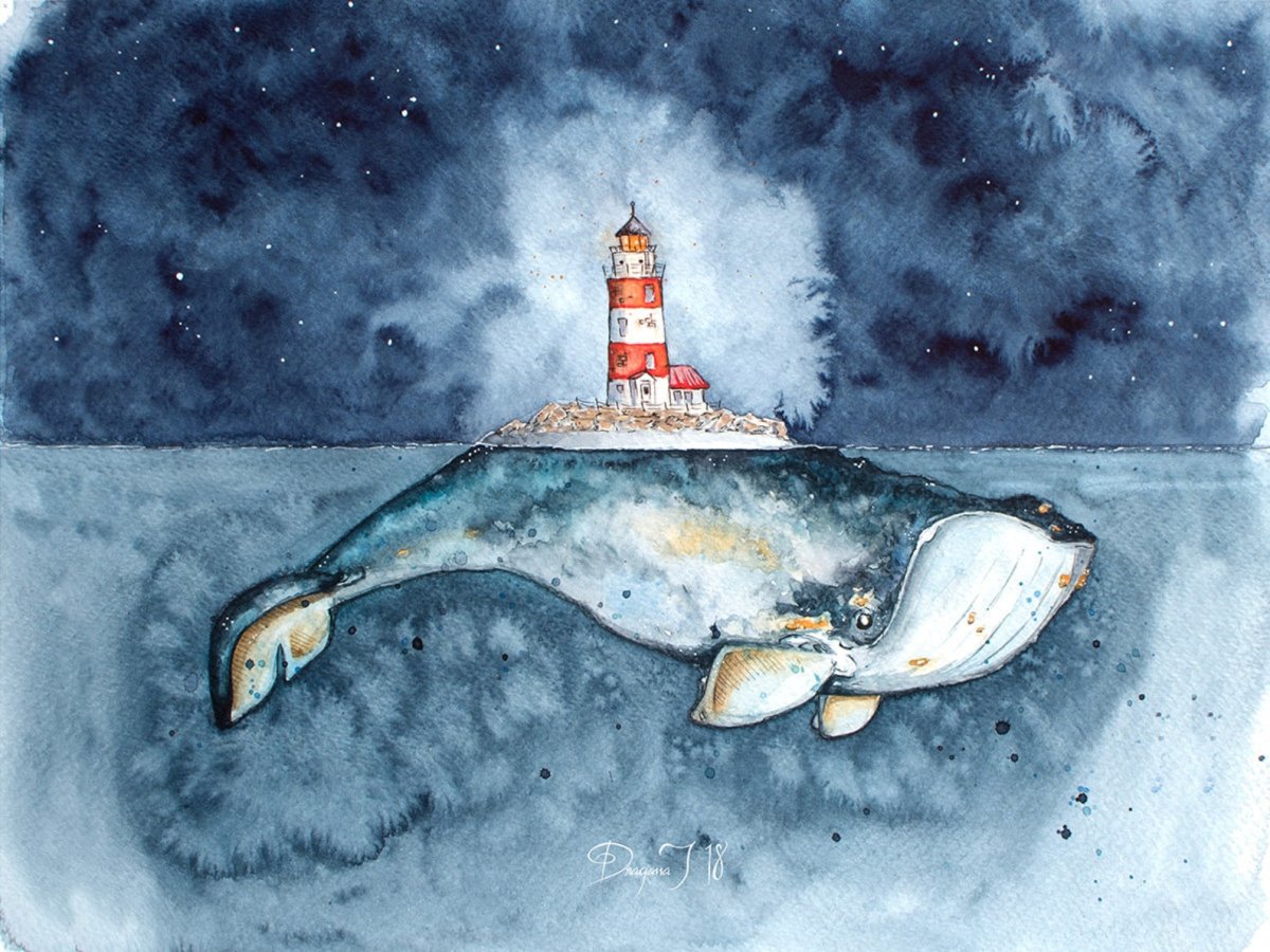 Значок "кит"